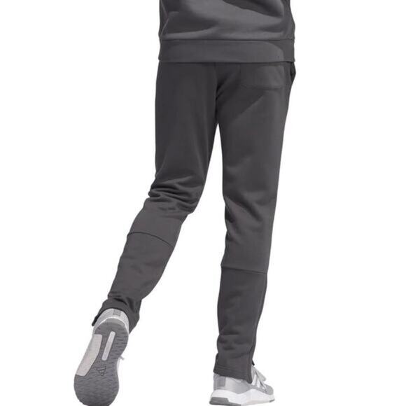 adidas Men’s‎ Regular Fit Zippered Ankle Openings Jogger - Gray (Gresix), Medium - Picture 3 of 4